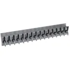 image of Krowne KWM-16S Wall-Mount Draft Beer Tower, 48" OA Length, Brushed Stainless, Glycol-Cooled, 16 Taps