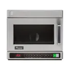 image of Amana HDC10Y15 1000 Watts Commercial Compact Microwave Oven, 0.6 Cu. Ft., Push Button, 120V
