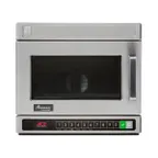 image of Amana HDC12YA2 1200W Commercial Countertop Microwave Oven, 0.6 Cu. Ft., Push Button, 120V