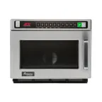 image of Amana HDC1815 1800W Heavy Duty Commercial Microwave Oven, 0.6 Cu. Ft., Push Button, 208/240V