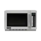 image of Amana RCS10TS 1000W Medium Duty Commercial Microwave Oven, 1.2 cu. Ft., Push Button, 120V