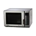 image of Amana RFS12TS 1200W Medium Duty Commercial Microwave Oven, 1.2 Cu. Ft., Push Button, 120V