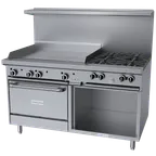 image of Garland US Range G60-4G36CS Gas 60" Restaurant Range