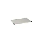 image of Metro 2436FS Super Erecta Solid Shelf, 36"W x 24"D, Stainless Steel