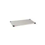 image of Metro 2442FS Super Erecta Solid Shelf, 42"W x 24"D, Stainless Steel, Quick Ship