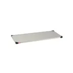image of Metro 2454FS Super Erecta Solid Shelf, 54"W x 24"D, Stainless Steel, NSF