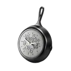 image of Lodge L6SKCLKDLY Cast Iron Dolly Skillet, 9-11/16" Dia. 2-1/4" H, Induction Ready, 8-10" Top