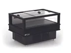 image of Hydra-Kool HKI-DT-80-S Open Air Merchandiser, 15.2 cu.ft., 82"W x 41"D x 40"H, Dual Temp, Black Finish