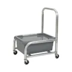 image of Robot Coupe R198 Aluminum Food Box / Tray Cart w/ Polycarbonate Pan & Lid