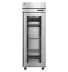 image of Hoshizaki HC1A-FGE 1-Section Heated Holding Cabinet, 27.5"W x 33.5"D, Glass Doors, Stainless Steel
