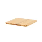 image of Steelite 7369MW505 Square Tile Configurable Buffet Table, 9.5x9.5x0.625, Spire Blonde Wood