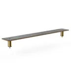 image of Steelite MGCIAF05GBXX 71" Modular Classic Buffet Shelf, Grey Slate BHP Laminate, Bamboo Core Top, 9-1/2"D x 6-1/2"H