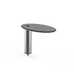 image of Steelite MGCIAY17GSXX 16" x 8" x 12.5"H Grey Slate Bamboo Core Buffet Table