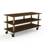image of Steelite MGCMLB09WBXW 71" Configurable Buffet Table, 3-Tier, 29-1/2"D x 35"H, Bengali mango wood BHP laminate
