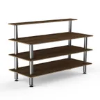 image of Steelite MGCMLB13WSXF 71" Configurable Buffet Table, 3-Tier, 29-1/2"D x 47"H, Bengali Mango Wood BHP Laminate Top