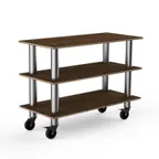 image of Steelite MGCMSX02WSXW 3-Tier Buffet Table, 47" x 21" x 35"H, Bengali Mango Wood BHP Laminate Top