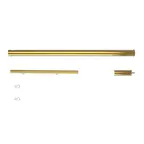 image of Steelite MGSADDBR0801 Mogogo Buffet Sign Post Set, 71" Horizontal, 59" Vertical, Brushed Brass, Stainless Steel