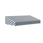 image of Steelite MGSADDCR0101 Mogogo Buffet Solutions Modular Cordura Canopy Cover, Large, White/Blue Stripes