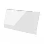image of Steelite MGSADDPL1901 Mogogo Buffet Solutions Modular Panel, 73-5/8" x 39" x 5-3/8"H, Acrylic, High Profile for Sneeze Guard