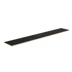 image of Steelite MGSCLSHB0501 Mogogo Buffet Solutions Modular Classic Bar Shelf, 80" x 12", Nero Marquina marble BHP high pressure laminate with bamboo core top