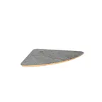 image of Steelite MGSCLSHG0701 14"x14" Triangle Buffet Shelf, Grey Slate BHP Laminate, Bamboo Core Top