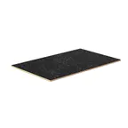 image of Steelite MGSCTPHB0201 Mogogo Buffet Table Top, 47" x 29.5", Nero Marquina Marble BHP Laminate, Bamboo Core