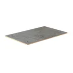 image of Steelite MGSCTPHG0201 47" x 29.5" Rectangular Buffet Table Top, Grey Slate BHP Laminate, Bamboo Core