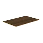 image of Steelite MGSCTPHW0201 Modular Classic Buffet Table Top, 47" x 29.5", Bengali Mango Wood BHP Laminate