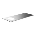 image of Steelite MGSSTPSS0102 Mogogo Buffet Table, 71" x 29.5", Laminated Wood Top, Stainless Steel Frame