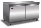 image of Serv-Ware UCR-60-HC-T 60" 2-Door Undercounter Refrigerator, Stainless Steel, 15.5 cu. ft.