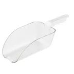 image of TableCraft Products 11404 Ice Scoop, 32 oz Polycarbonate Flat‑Bottom, Dishwasher Safe Plastic Tool