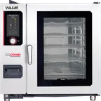 image of Vulcan CHEF-102E-GR-L Full Size 10 Pan Electric Combi Oven w/ Automatic Grease Removal, Left Hinged, 208/240V
