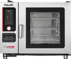 image of Vulcan CHEF-62E-GRB-L Full Size 6 Pan Electric Combi Oven w/ Digital Controls, Automatic Grease Removal, 208V