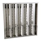 image of AllPoints 131800 - Franklin Filter® Hinged Baffle Filter, 20" x 25" Stainless Steel, NSF Certified NFPA 96