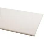 image of AllPoints 1481066 Plastic Cutting Board - 60" x 11-3/4" x 1/2", White Polyethylene, Safe Surface