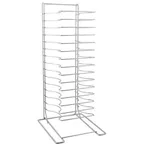 image of AllPoints 85539 Pizza Pan Rack, 15 Shelf, Chrome-Plated Steel, 27-1/2" H, Countertop