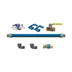 image of Dormont 1675KIT48PS Deluxe SnapFast 48" Gas Connector Kit w/ Safety Set, 3/4" Diameter