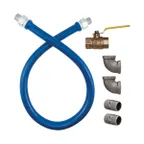 image of Dormont CAN1675BPV60BXFT 60" Food Truck Grade Gas Connector Kit, 3/4" Diameter