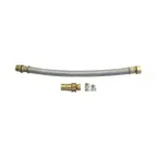 image of Dormont W75B2Q60 Hi-Psi® Water Connector Hose, 3/4" Dia. x 60" L / S. Steel Braided Exterior 