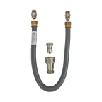 image of Dormont W75BP2Q36 Hi-Psi® Water Connector Hose, 3/4" Dia. x 36" L / Covered with Steel Braided 