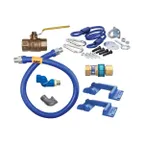 image of Dormont 1650KITS48PS Deluxe SnapFast 48" Gas Connector Kit, Swivel MAX, Elbow, Safety Set