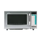 image of Sharp R-21LTF 1000W Medium Duty Commercial Microwave Oven, Touch Control, 10 Memory, 120V