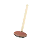 image of Thunder Group 30-55 Soup Serving Spoon, Solid, 3" X 8-1/2", Bamboo