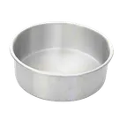 image of Thunder Group ALCP0602 Layer Cake Pan, 6" Dia. X 2"H, Round, Aluminum
