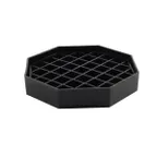 image of Thunder Group ALDT045 Drip Tray, 4-1/8" X 4-1/8" X 3/4"H, Octagonal, Plastic, 4 Each - Pack