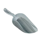 image of Thunder Group ALTWSC012 Scoop, 12 Oz. Capacity, Tapered Bowl, Contoured Handle, Aluminum