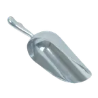 image of Thunder Group ALTWSC038 Scoop, 38 Oz. Capacity, Tapered Bowl, Contoured Handle, Aluminum