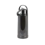 image of Thunder Group APLG022 Airpot, 2.2 Liter (74 Oz.), Glass Lined, Black Lever Top