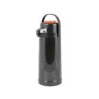 image of Thunder Group APPG022D Airpot, 2.2 Liter (74 Oz.), Glass Lined, Orange Push Button Top