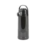 image of Thunder Group APPG025 Airpot, 2.5 Liter (84 Oz.), Glass Lined, Black Push Button Top